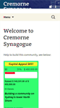 Mobile Screenshot of cremornesynagogue.com